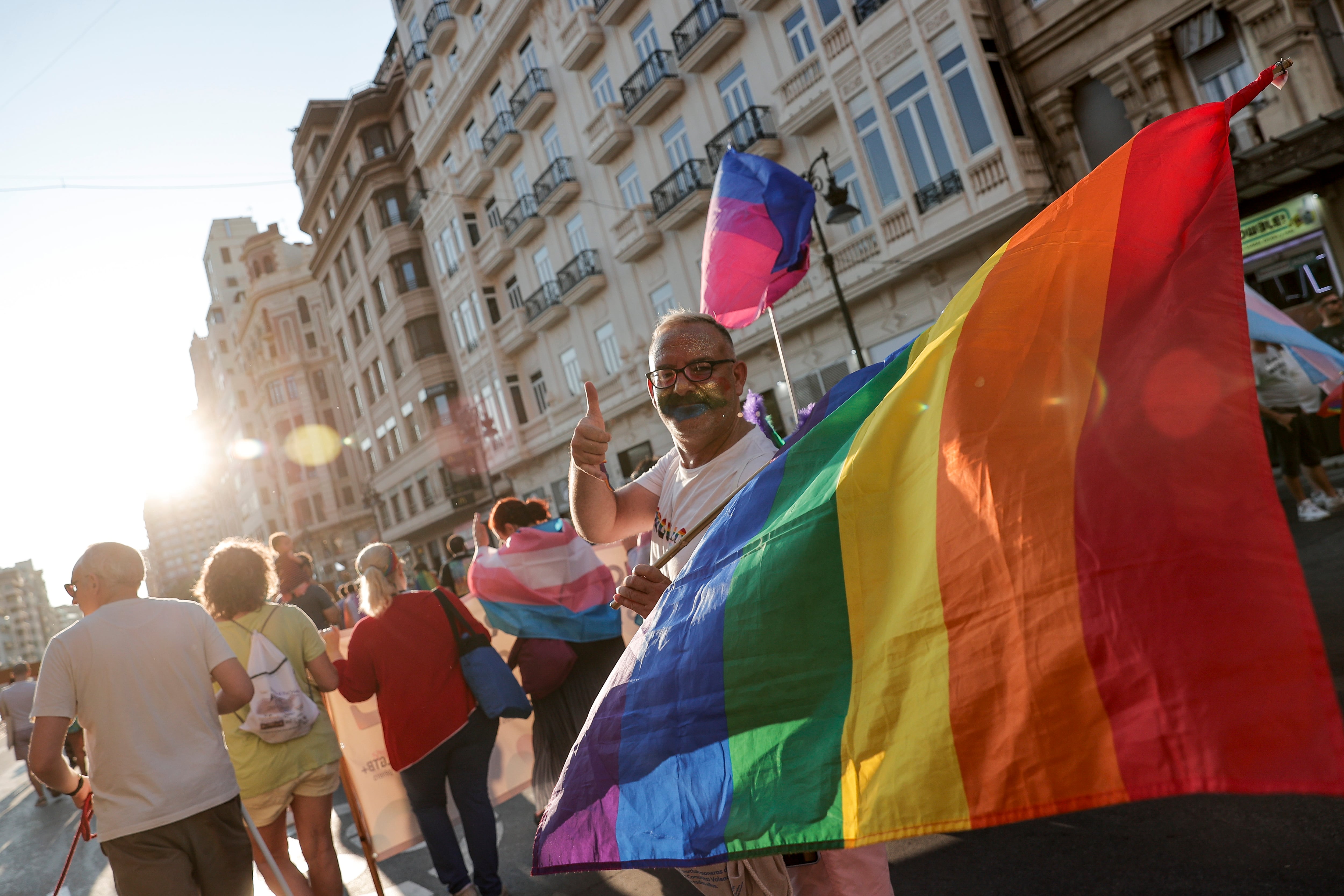 Marcha del Orgullo de 2023 en València.