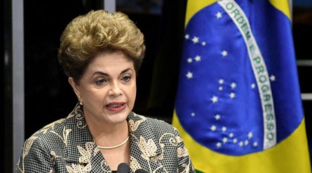 Dilma Rousseff, durante una comparecencia oficial