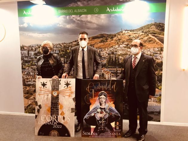 Presentación en Fitur de los carteles de la Semana Santa y del Corpus de Granada de 2022