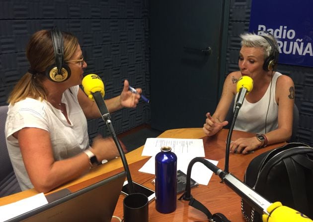 Susana Seivane en Radio Coruña junto a Mayte González