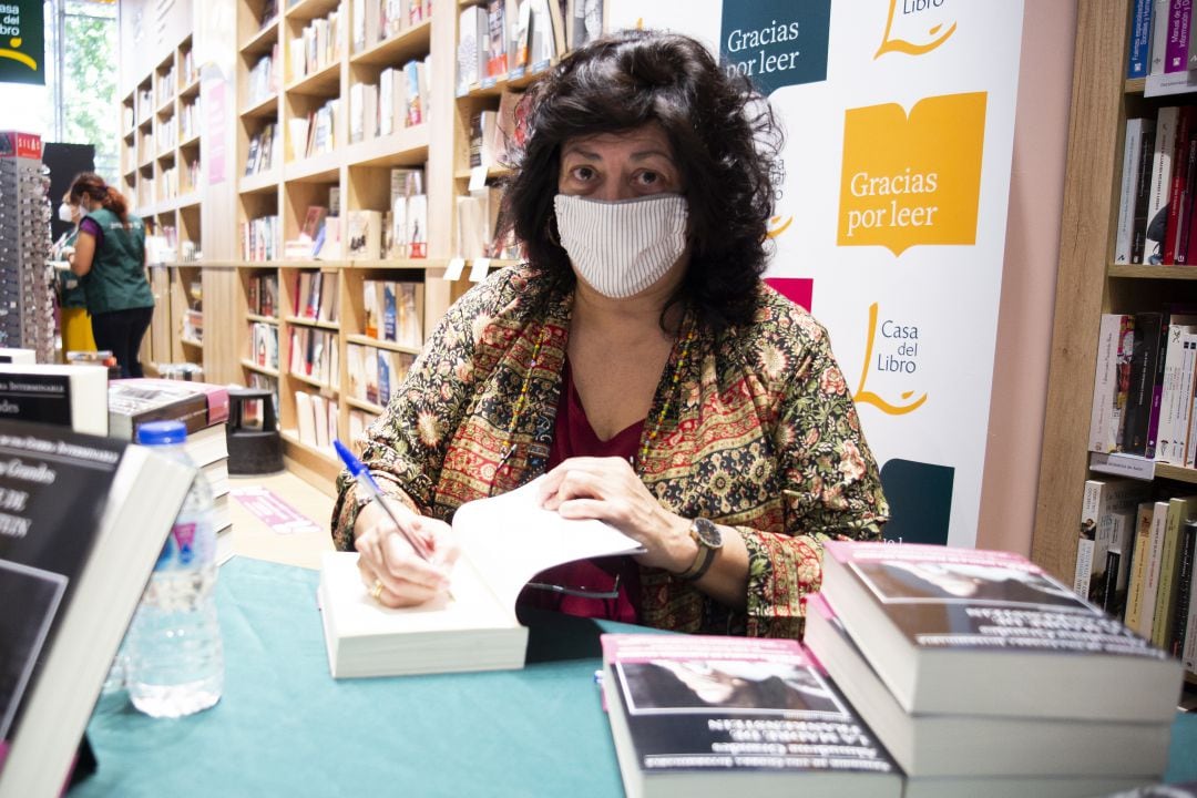 Almudena Grandes en La casa del libro en 2020.