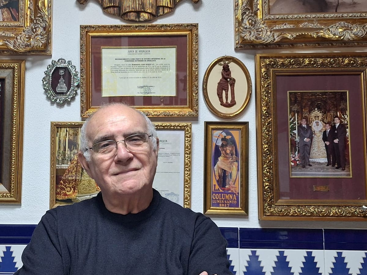 Juan Rosén alerta del impacto del precio del oro en los talleres de bordado