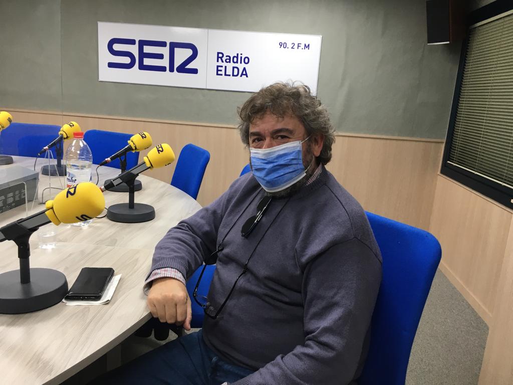 Emilio Martínez, en Radio Elda Cadena SER