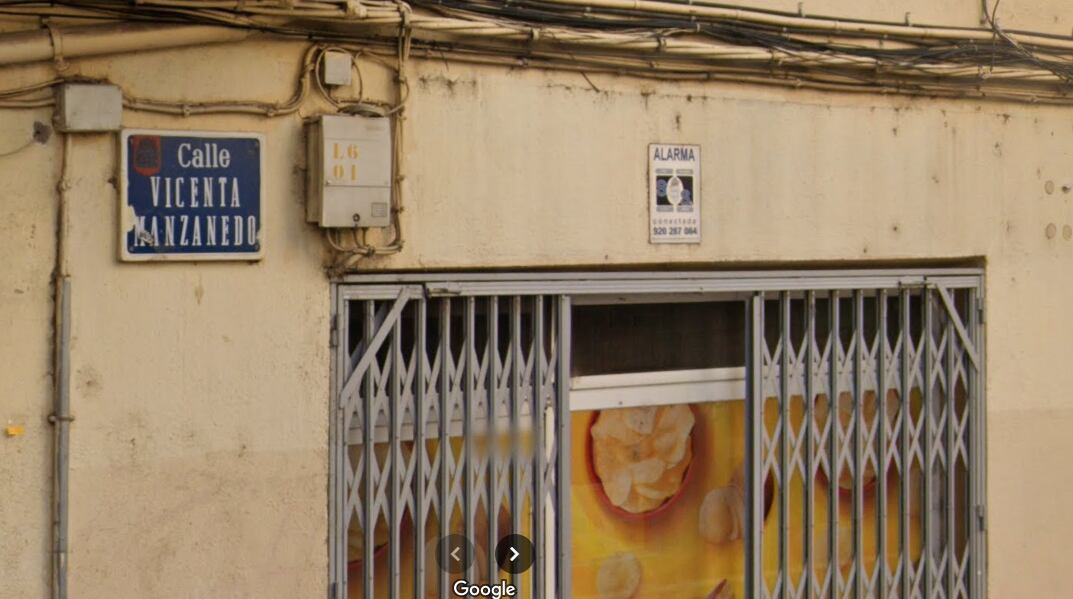 Calle dedicada a Vicenta Manzanedo. Profesora que ejerció durante más de medio siglo en Ávila