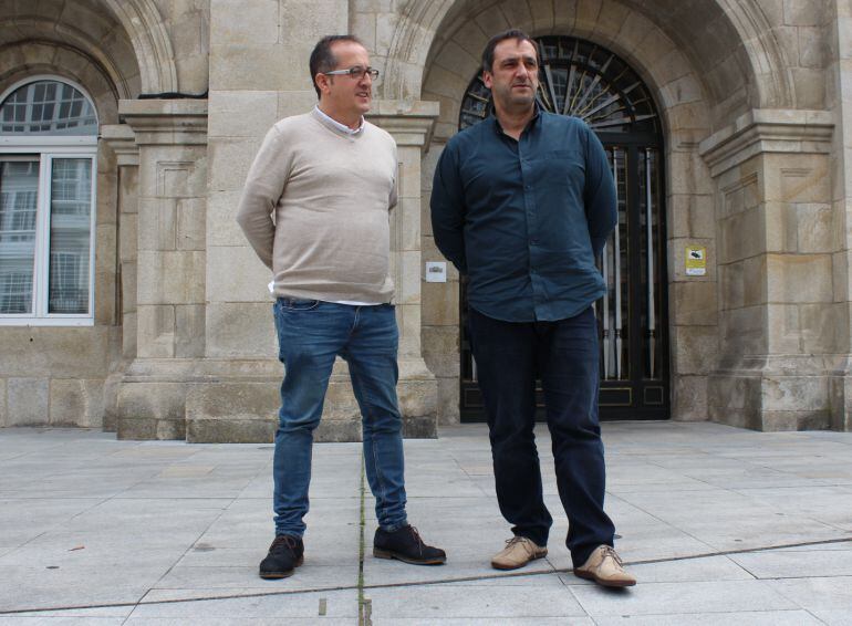 Antonio Veiga y Xosé Ferreiro, diputados del BNG en la Diputación de Lugo