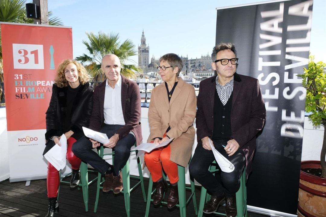 Desde la izquierda: Isabel Ojeda, Antonio Muñoz, Marion Doring y José Luis Cienfuegos