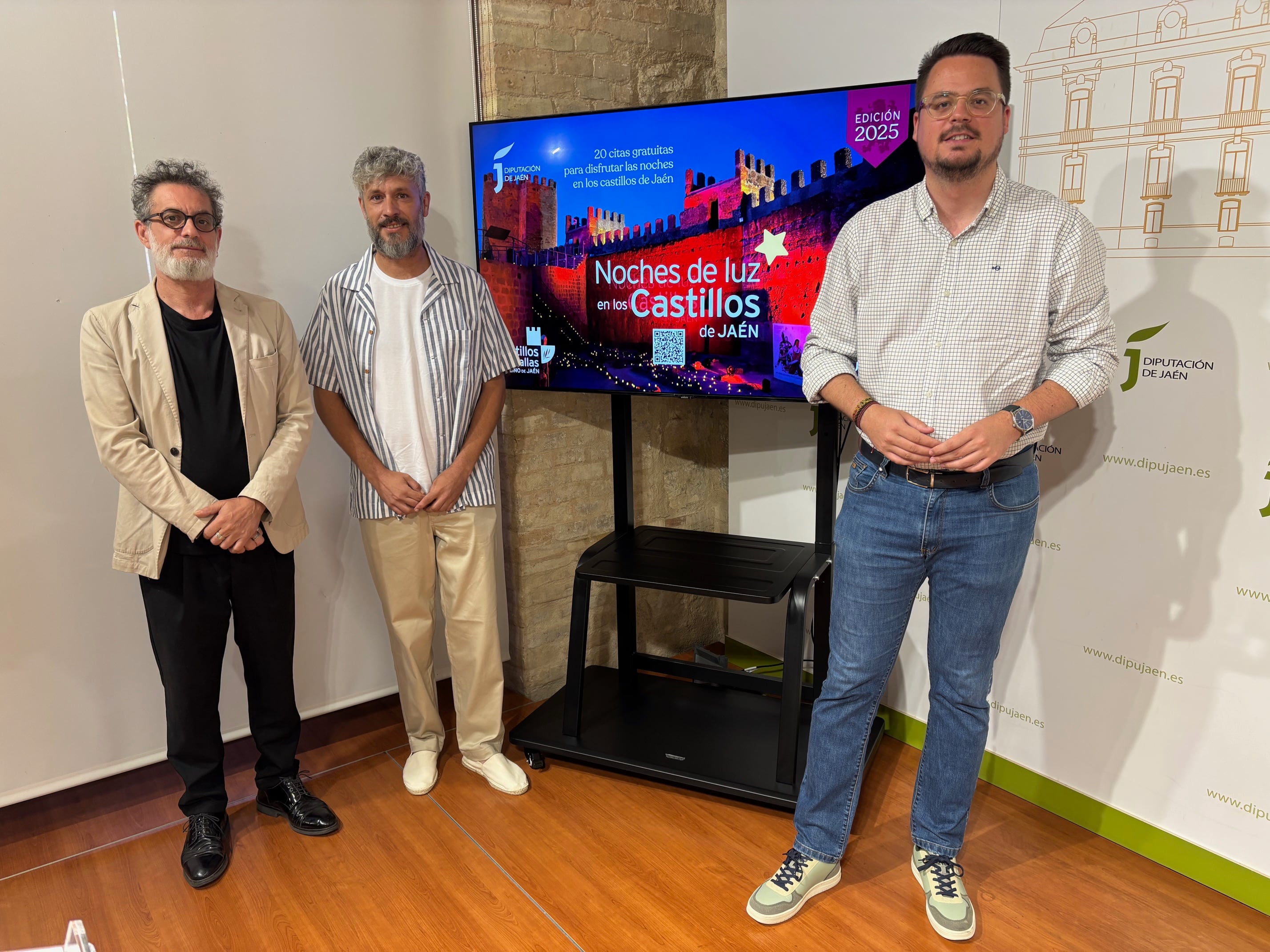 Momento de la presentación del programa 'Noches de Luz en los Castillos de Jaén'