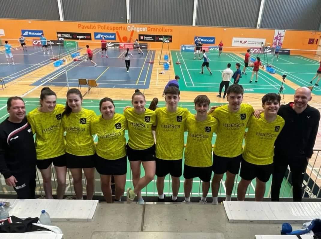 El Bádminton Huesca la Magia tuvo una buena jornada en Granollers