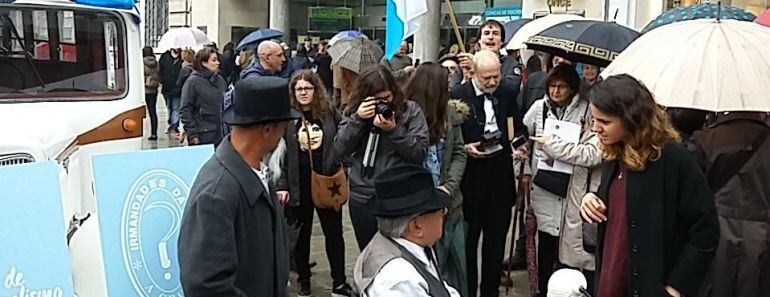 Roteiro del BNG en el Obelisco sobre As irmandades da fala