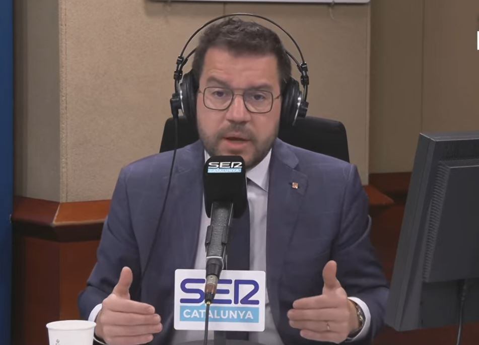 El candidato de ERC, Pere Aragonés, en &#039;Hoy por Hoy&#039;.