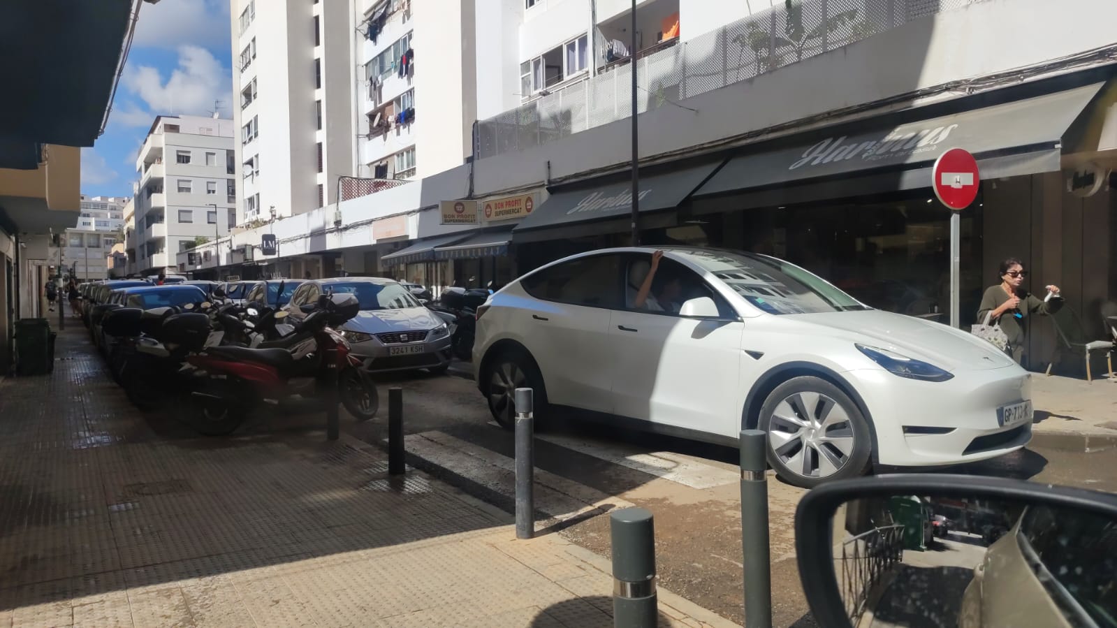 Imagen de archivo del centro de Ibiza tras las lluvias