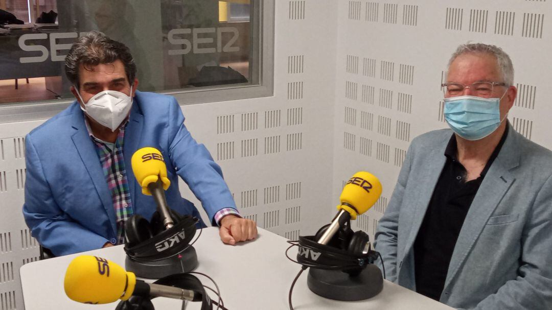 Cesáreo Peco (izquierda) y Carlos Tirado 