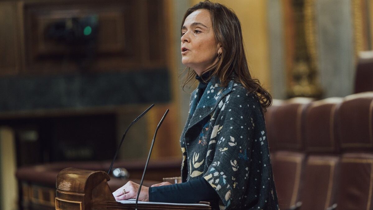 Georgina Trías, durante una intervención en el Congreso de los Diputados