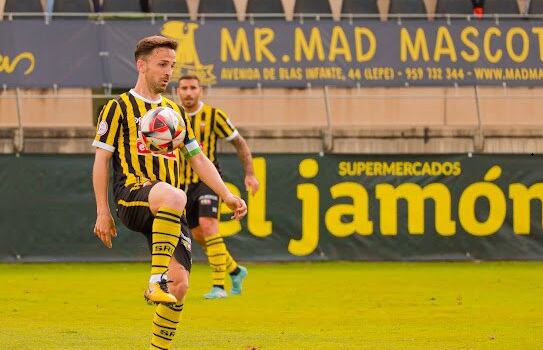 Camacho con el San Roque de Lepe