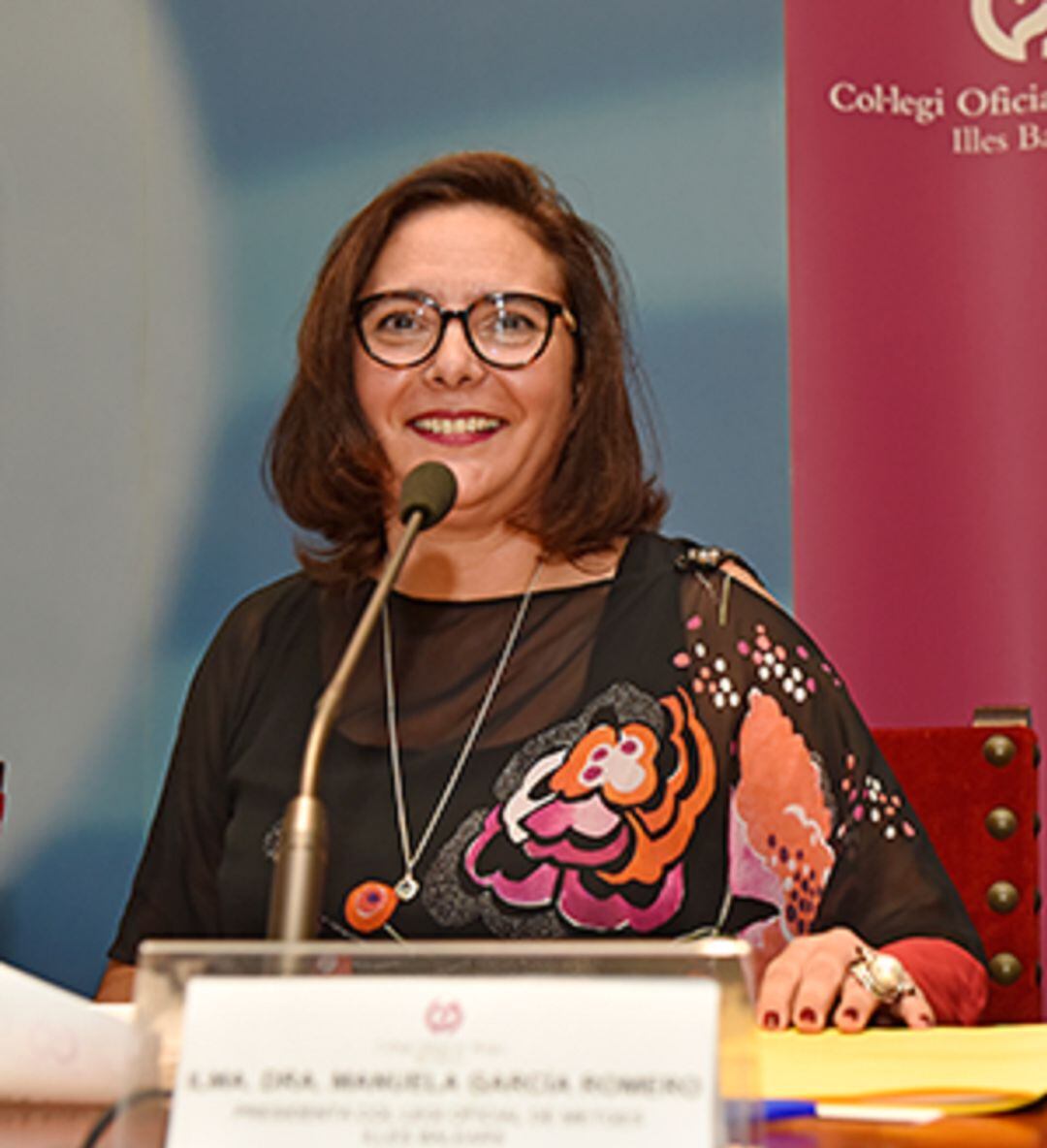 Manuela García, presidenta del Colegio de Médicos de Balears