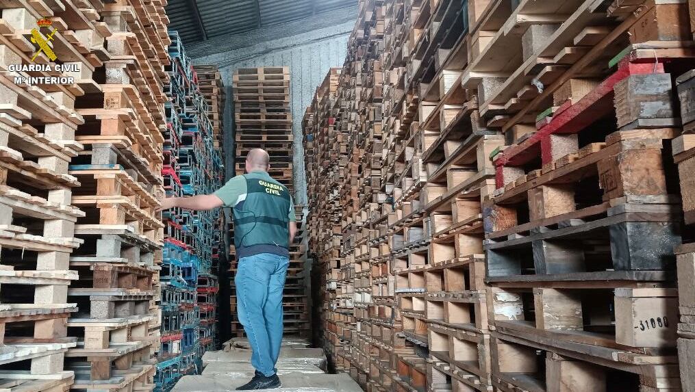 Diez detenidos en València por robar más de 7.300 palés