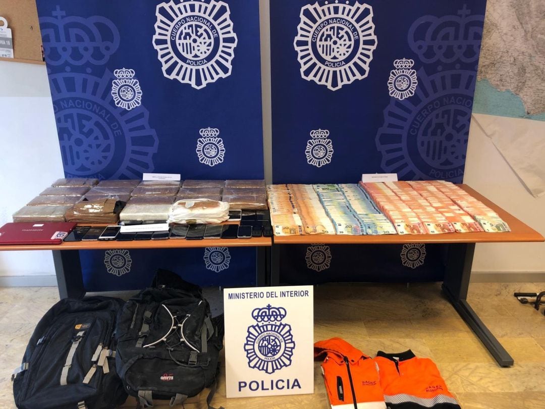 Cocaína intervenida en Los Barrios (Cádiz)