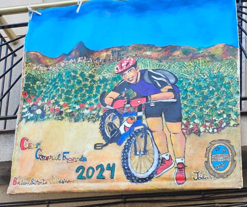 Pintura del colegio General Fresneda, &#039;Siempre en nuestro corazón&#039;