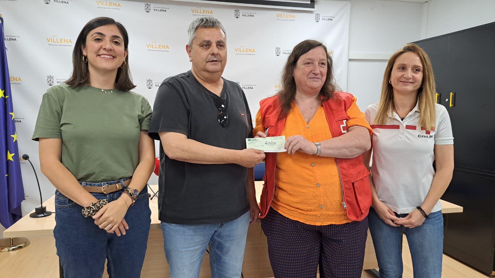 Entrega del cheque