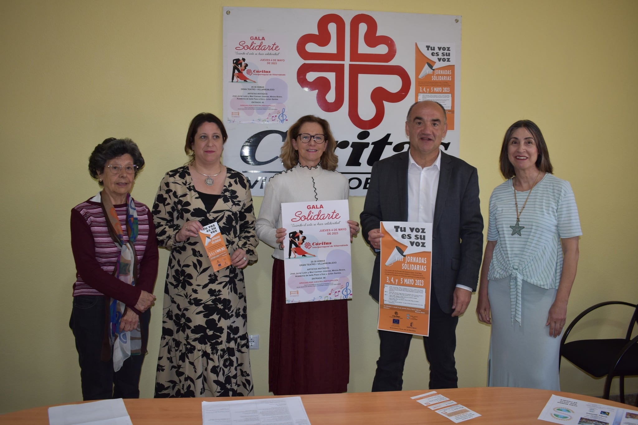 Presentación de las Jornadas Solidarias de Cáritas Villarrobledo ‘Mi Voz es tu Voz’