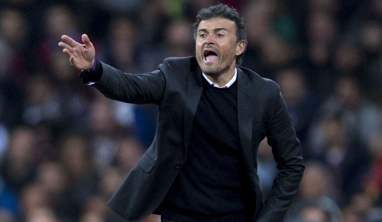 El técnico del F.C. Barcelona Luis Enrique Martínez.