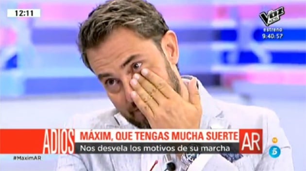 La despedida de Màxim en &#039;El programa de Ana Rosa&#039;