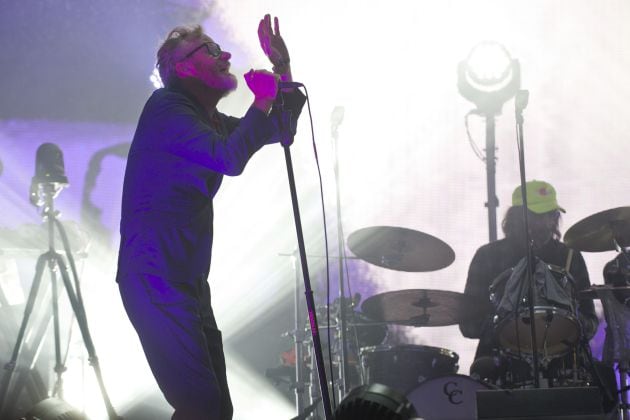 Matt Berninger, de The National, durante su concierto en el Primavera Sound.