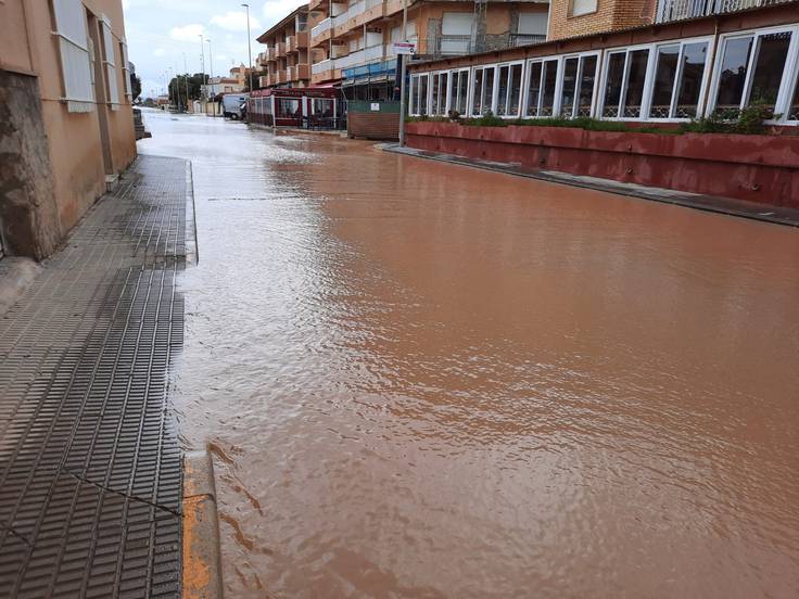 Inundaciones en El Mojón ( foto de archivo)