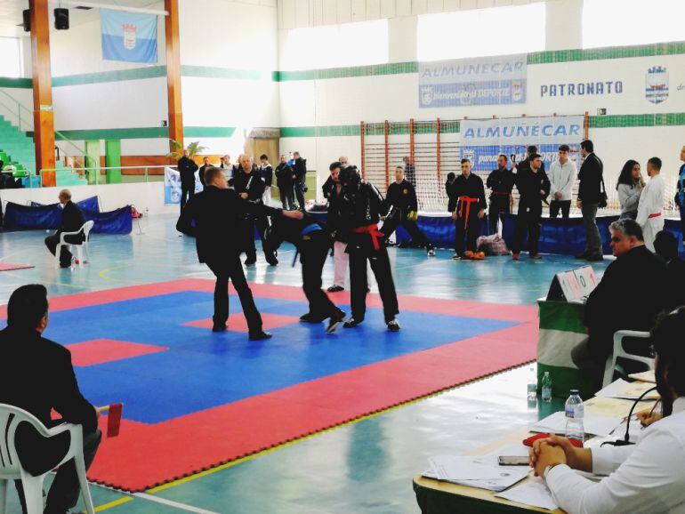 Entrenamientos de los participantes en el Campeonato de Kenpo