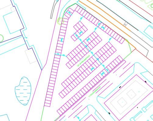 Mapa de las plazas de aparcamiento