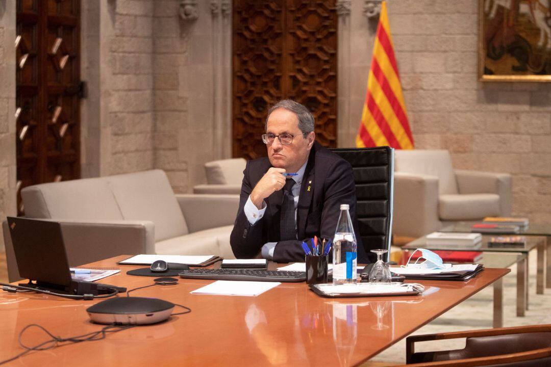 El presidente de la Generalitat, Quim Torra