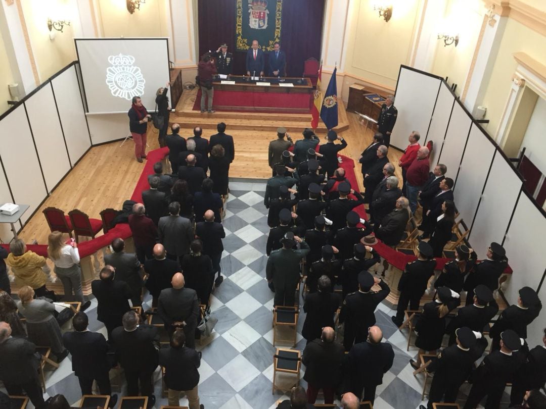 Acto de celebración de la creación de la Policia Nacional