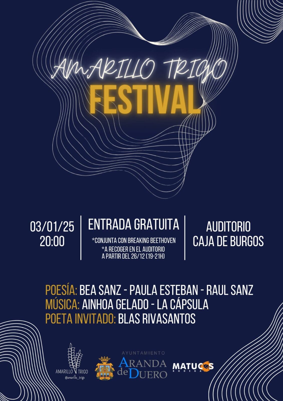 Cartel Amarillo Trigo Festival