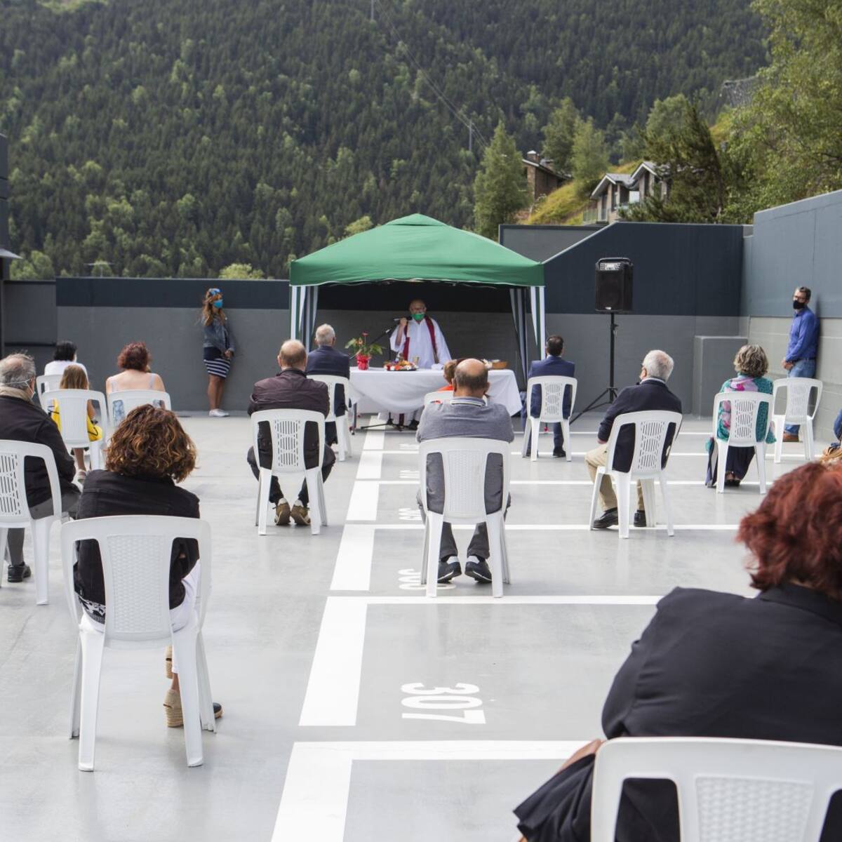 Inaugurat l'aparcament Font de Ferro de Ransol