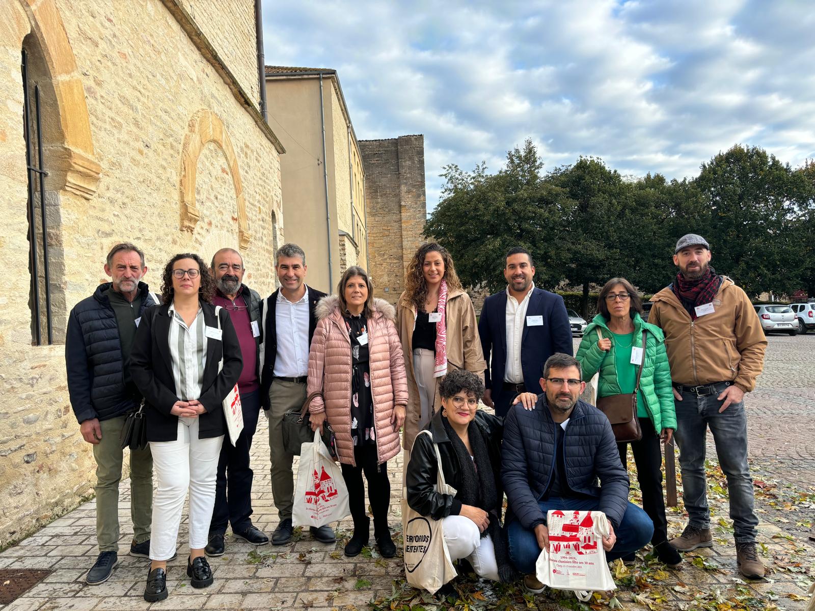 La Diputación de Palencia participa en los actos del 30 aniversario de la Federación Europea de Sitios Cluniacenses