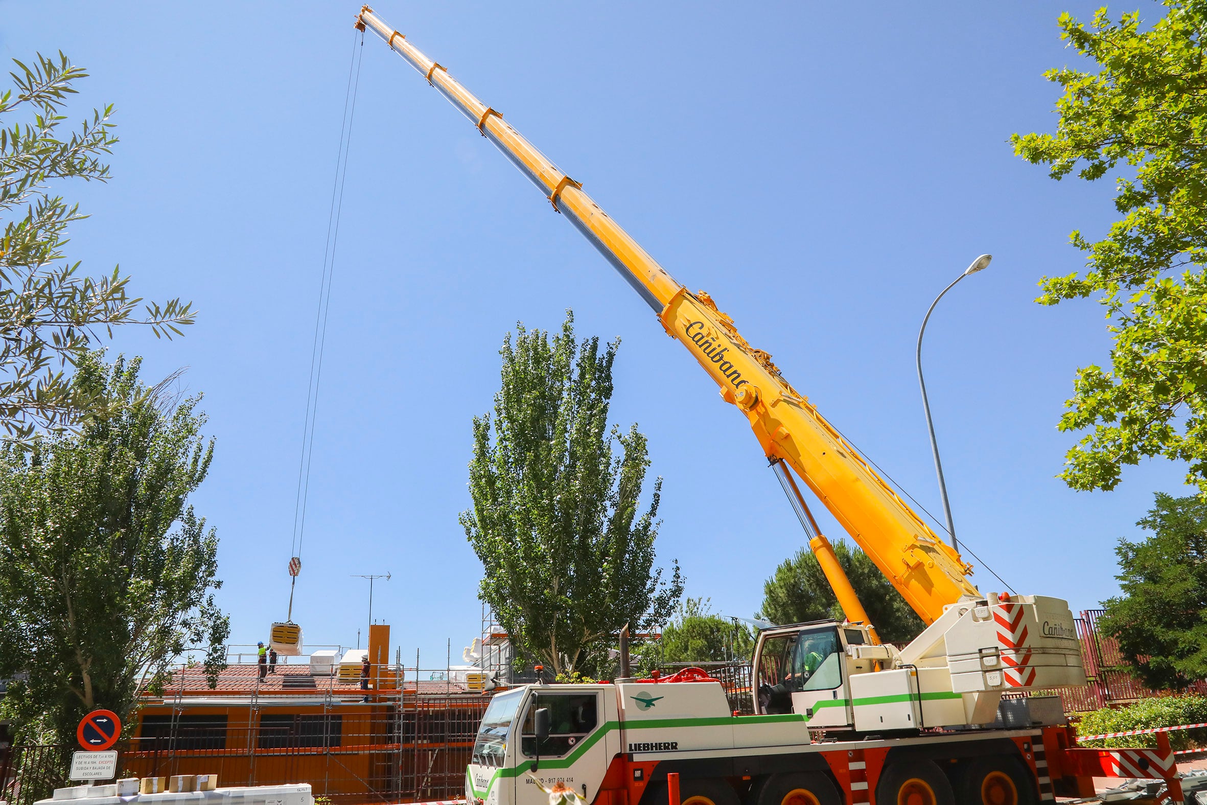 Obras en el CEIP Federico García Lorca de Alcobendas