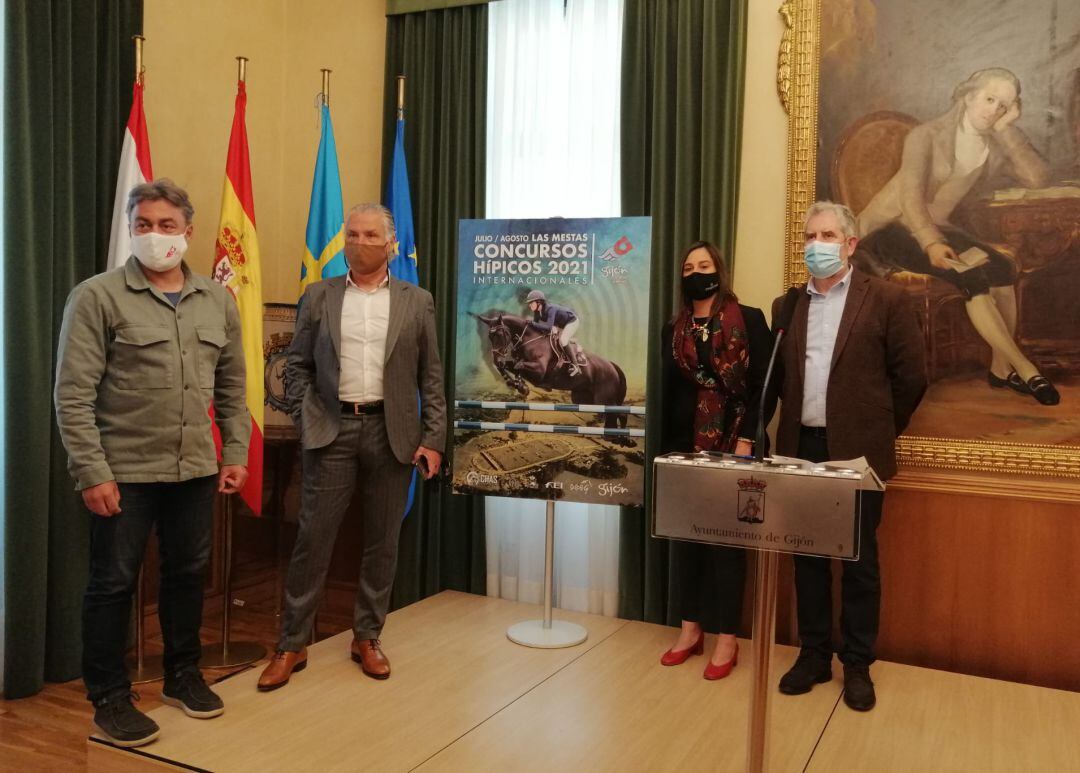 Presentación del Gijón Horse Jumping de 2021.