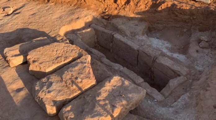 Tumbas visigodas descubiertas en Villamayor de Calatrava