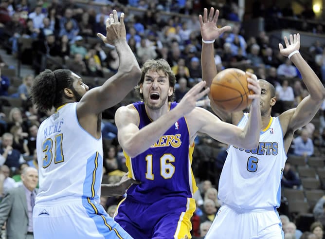 Pau Gasol, durante el partido