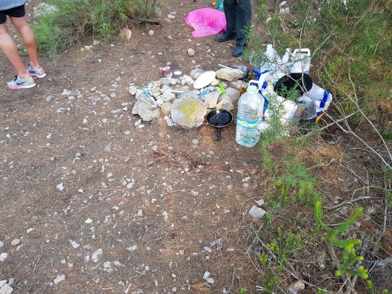 Imagen de archivo de un asentamiento ilegal desmantelado en Vila