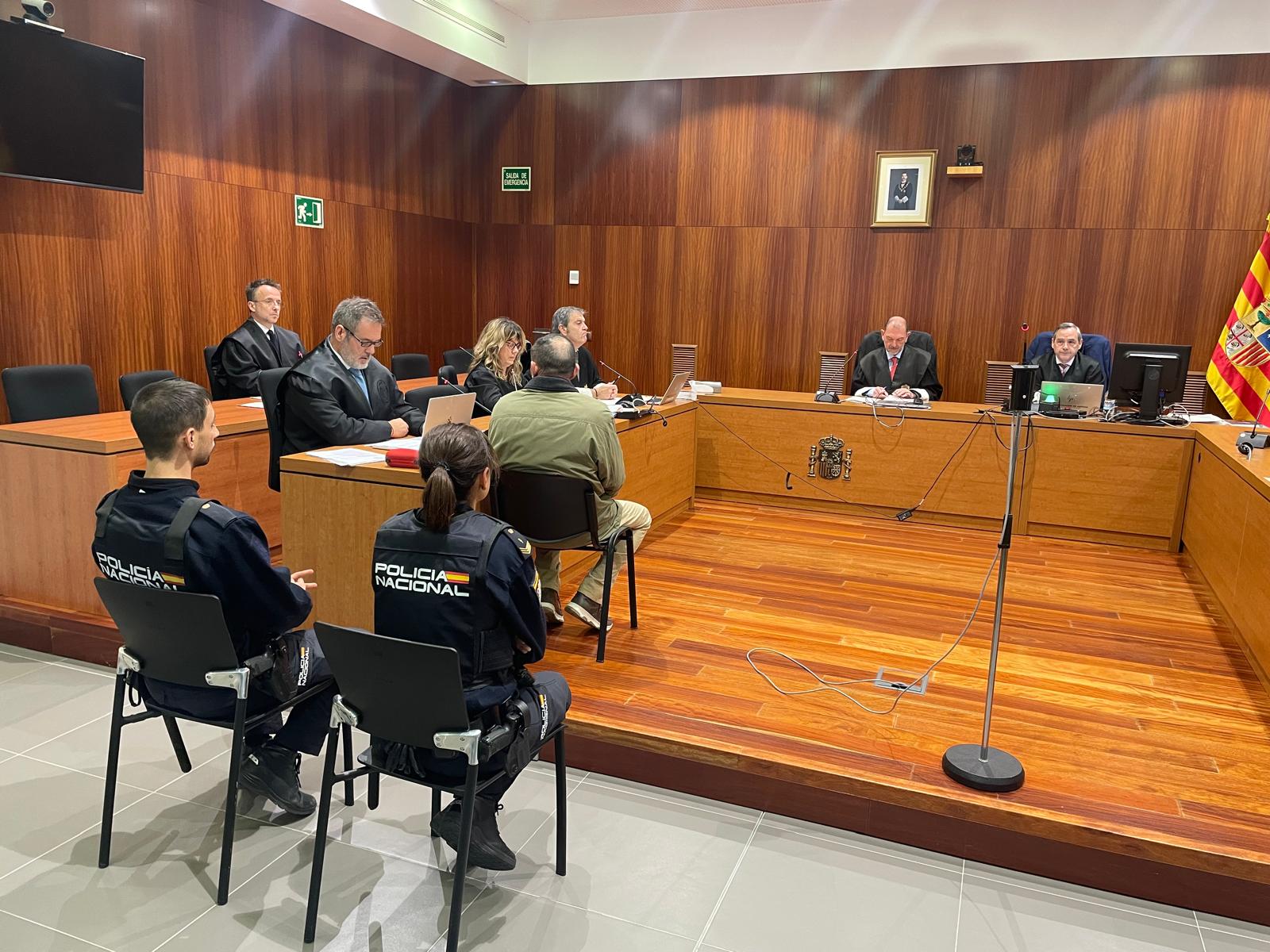 El juicio se está celebrando en la Audiencia Provincial de Zaragoza