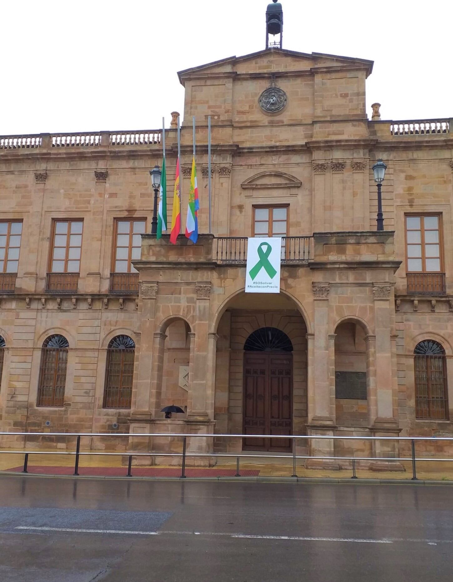 Fachada del Ayuntamiento de Linares, en la provincia de Jaén