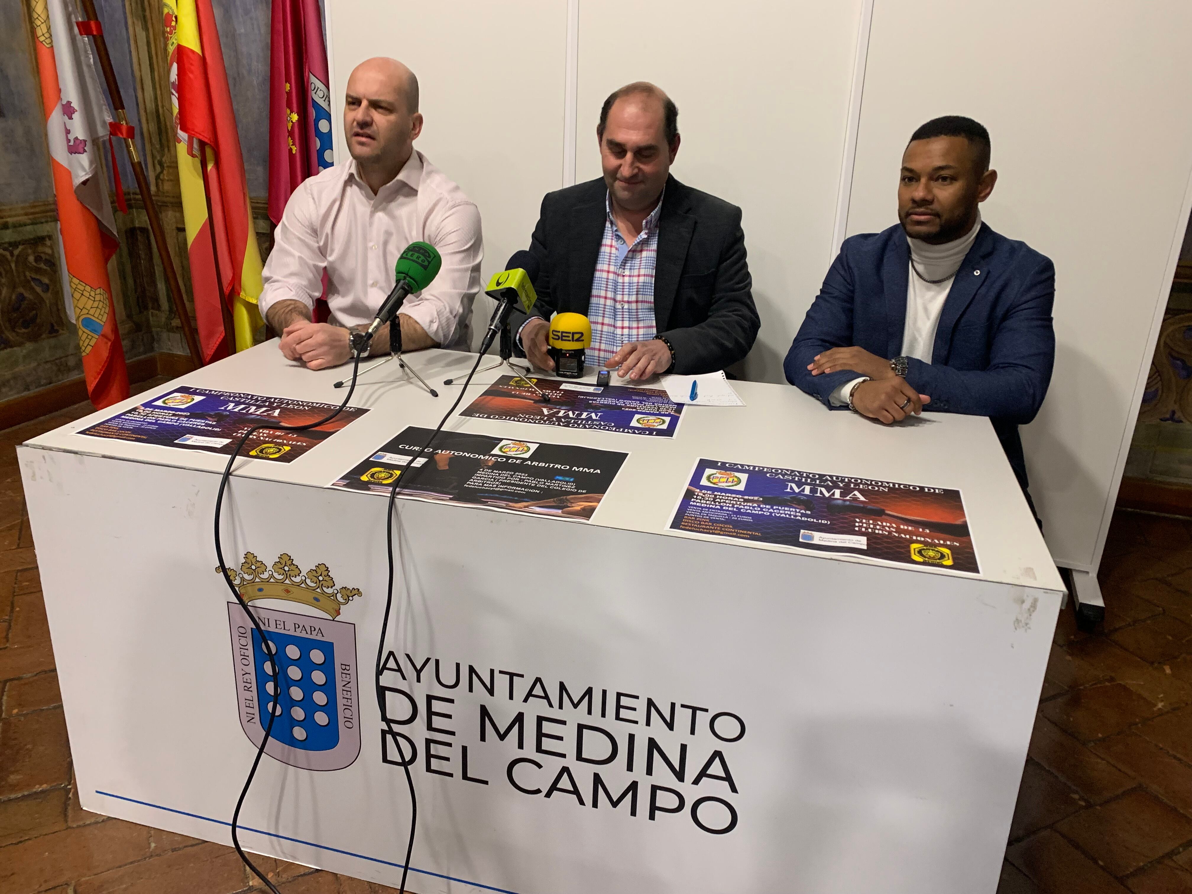 Presentación del campeonato de MMA que se celebrará en Medina del Campo