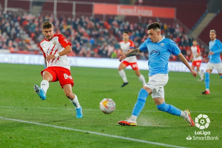 Escobar en una acción del choque, imagen facilitada por La Liga