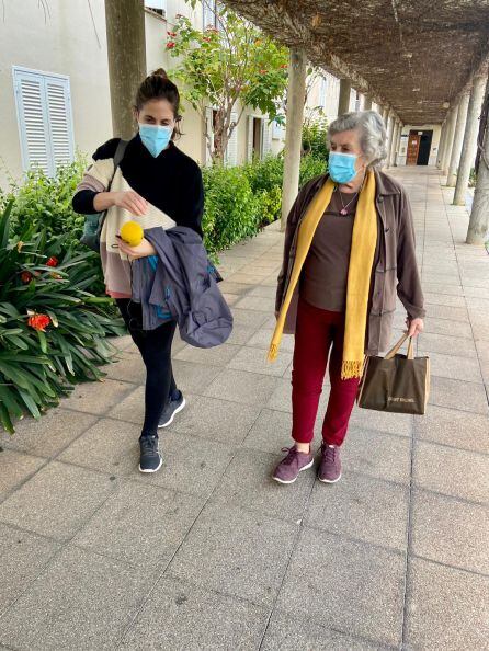 Maria Bennàssar en la Llar d&#039;Ancians.