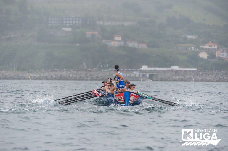 Astillero, durante una regata de esta campaña