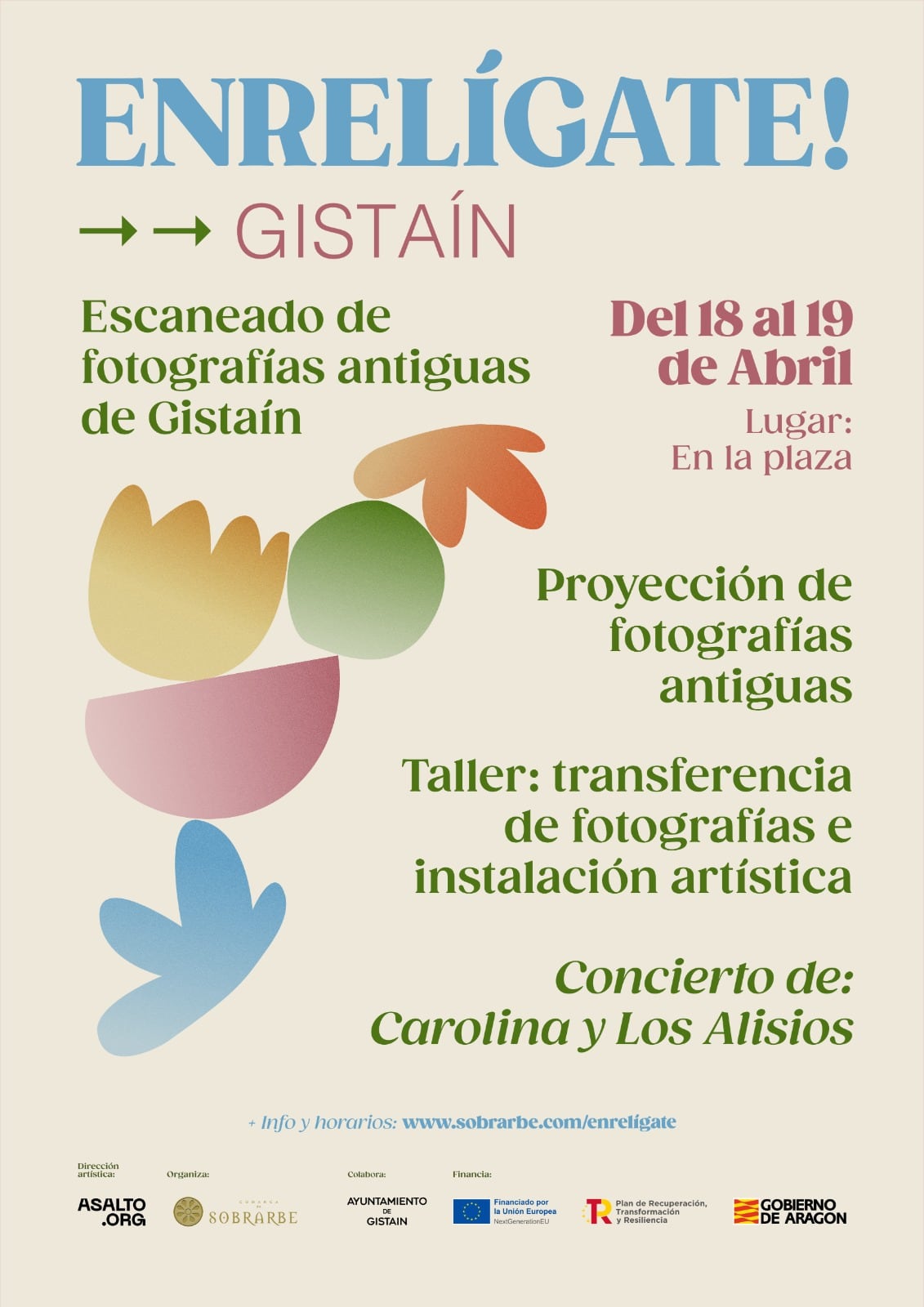 Cartel Enrelígate! Gistaín