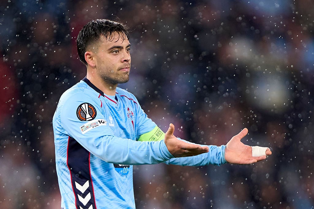 Fran Beltrán, durante un partido con el Celta de Vigo (Jose Manuel Alvarez Rey/Getty Images)