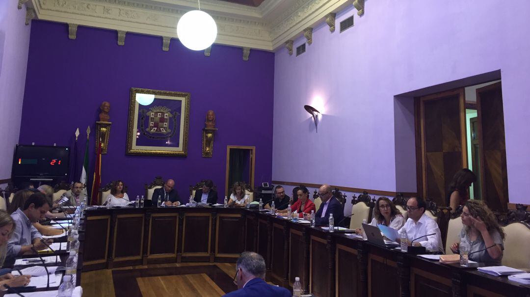 Pleno del Ayuntamiento de Jaén.
