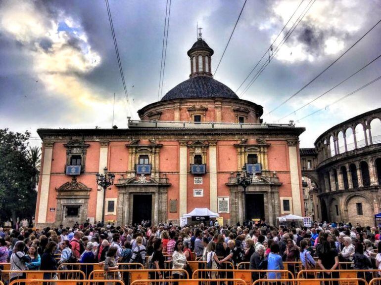Imagen del Besamanos, esta mañana